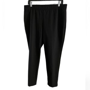 Liz Claiborne Black Tapered Leg Pants